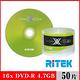 RITEK錸德 16x DVD-R 4.7GB X版/50片裸裝 product thumbnail 2