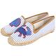 TORY BURCH CRAB ESPADRILLE 條紋拼接貝殼螃蟹草編鞋 product thumbnail 2