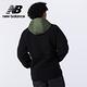 [New Balance]羔羊絨連帽外套_男性_黑綠色_AMJ13506BK product thumbnail 4