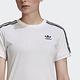 adidas 上衣 女款 短袖上衣 運動 三葉草 國際碼 3 STRIPES TEE 白黑 GN2913 product thumbnail 2