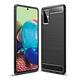 揚邑 SAMSUNG Galaxy A71 5G 碳纖維拉絲紋軟殼散熱防震抗摔手機殼-黑 product thumbnail 2