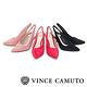 Vince Camuto 素面麂皮繞後跟尖頭高跟鞋-絨粉 product thumbnail 7