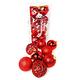 摩達客-聖誕60mm(6CM)熱情紅系16入霧亮混款圓球吊飾組 | 聖誕樹裝飾球飾掛飾 product thumbnail 2