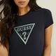 GUESS-女裝-個性亮色PVC印刷LOGO短T,T恤-藍 原價1390 product thumbnail 5