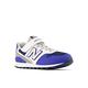 NEW BALANCE NB 運動鞋 童鞋 中童 兒童 魔鬼氈 藍白灰 YV996XJ3 (C4533) product thumbnail 4