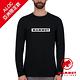 【Mammut 長毛象】QD Logo Print Longsleeve T-Shirt AF Men 快乾LOGO長袖T恤 黑色PRT2 男款 #1016-01030 product thumbnail 3