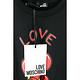 LOVE MOSCHINO 純棉黑色愛心圖印長袖運動衫 product thumbnail 4