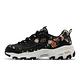 Skechers 老爹鞋 D Lites-Blooming Path 女鞋 黑 玫瑰金 玫瑰花 厚底 增高 休閒 復古 149639BKPK product thumbnail 2