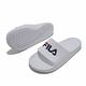 Fila 拖鞋 Sleek Slide 基本款 男女鞋 斐樂 一體式 EVA 柔軟 情侶鞋 白 藍 4S355W113 product thumbnail 8