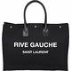 YSL Saint Laurent Rive Gauche 帆布手提托特包(黑色) product thumbnail 2