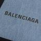 BALENCIAGA NAVY CABAS單寧帆布兩用手提包(xs/藍) product thumbnail 7