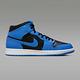 NIKE AIR JORDAN 1 MID 男運動休閒鞋-藍黑-DQ8426401 product thumbnail 2