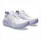 Asics GEL-Nimbus 26 [1012B601-100] 女 慢跑鞋 運動 路跑 緩衝 耐磨 透氣 白 淺藍 product thumbnail 2