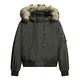 SUPERDRY 女裝 保暖外套 飛行夾克 Military Hooded MA1 Bomber 卡其綠 product thumbnail 2