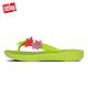 FitFlop IQUSHION FLOWER FLIP-FLOPS 花飾輕量人體工學戲水夾腳涼鞋-女(檸檬綠) product thumbnail 3