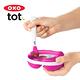 美國OXO tot 隨行矽膠湯匙-莓果粉 product thumbnail 4