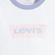 Levis 女款 復古滾邊短版T恤 / 修身版型 / 馬賽克拼貼Logo 白 product thumbnail 5