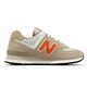 New Balance 休閒鞋 574 男女鞋 卡其 橘 麂皮 復古 親子鞋 運動鞋 NB 紐巴倫 U574HBO-D product thumbnail 3