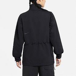 Nike AS W NSW ESSNTL WVN JKT HBR [DM6182-010] 女外套立領運動黑白