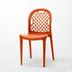 【Amos】青海波造型一體成形塑膠餐椅 product thumbnail 9