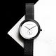DOMENI COMPANY 經典系列 316L不鏽鋼小秒針錶 黑色錶帶 -白/32mm product thumbnail 4