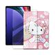正版授權 Hello Kitty凱蒂貓 三星 Samsung Galaxy Tab S9+ 和服限定款 平板皮套+9H玻璃貼(合購價) X810 X816 product thumbnail 2