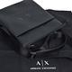 ARMANI EXCHANGE 荔枝壓紋字母LOGO圖騰斜背包(黑/小) product thumbnail 9