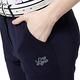 【Lynx Golf】女款日本進口布料造型口袋燙鑽設計窄管九分褲-深藍色 product thumbnail 7