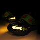 Skechers 兒童燈鞋 S Lights-Adventure Track 黑 綠 太空戰機 衝擊波射擊音效 發光 400155LBKLM product thumbnail 7