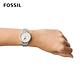 FOSSIL Jacqueline 鑽圈奢華日月女錶 銀色不鏽鋼鍊帶 36MM ES5164 product thumbnail 5