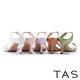 TAS 羊皮金屬飾條高跟涼拖鞋 紫色 product thumbnail 5
