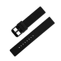 Watchband / 舒適耐用輕便運動型矽膠錶帶-黑色