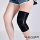 Leader X 3D彈力針織 透氣加壓運動護膝腿套 黑綠 1只入 product thumbnail 7