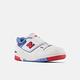 New Balance 550系列 男女大童休閒鞋-白紅藍-PHB550CH-M product thumbnail 3