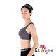 KS yogini 前開拉鍊式運動內衣 運動背心 深灰 product thumbnail 5