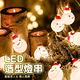 LED聖誕燈串2米 耶誕裝飾氛圍燈 聖誕老人/雪人(電池款) product thumbnail 4