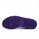 Nike 休閒鞋 Jordan 1 High OG 男女鞋 經典款 AJ1 情侶穿搭 皮革 白 金屬紫 CD0461-151 product thumbnail 5