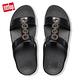 【FitFlop】FINO SPARKLE SLIDES H型設計雙帶涼鞋-女(靓黑色) product thumbnail 4