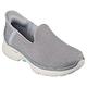 Skechers Go Walk 6 [124625GYAQ] 女 健走鞋 運動 步行 休閒 緩震 舒適 懶人鞋 灰 藍 product thumbnail 5