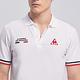 le coq sportif 法國公雞牌吸濕排汗多色經典短袖POLO衫 男-白 product thumbnail 6