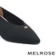 高跟鞋 MELROSE 美樂斯 甜美氣質小蝴蝶結飛織布尖頭高跟鞋－黑 product thumbnail 6