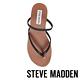 STEVE MADDEN-ENJOY 清涼一夏 精緻縫線鬆緊繞帶人字平底涼鞋-黑色 product thumbnail 6