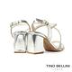 TINO BELLINI 義大利進口閃鑽高跟涼鞋FSLT030(銀色) product thumbnail 4