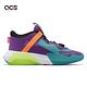 Nike 籃球鞋 Air Zoom Crossover GS 大童鞋 女鞋 藍 綠 紫 氣墊 緩震 運動鞋 DC5216-301 product thumbnail 3