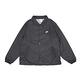 Nike 外套 Club Coaches Jacket 男款 黑 白 梭織 寬鬆 抽繩 教練外套 風衣 夾克 FN3317-010 product thumbnail 2