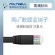 POLYWELL CAT6A 高速網路扁線 30公分 product thumbnail 6