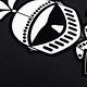KARL LAGERFELD 老佛爺 熱銷印刷大Logo純棉圖案短袖T恤-黑色 product thumbnail 3