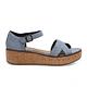 TOMS 牛仔魚口楔型鞋-女款 product thumbnail 2