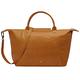 LONGCHAMP LE PLIAGE CUIR 混羊皮短把手提/斜背包(中-焦糖棕) product thumbnail 4