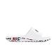 Fila Sleek Slide Premium [4-S324X-123] 男女 拖鞋 滿版字底 防水 夏日 海灘 白 product thumbnail 3